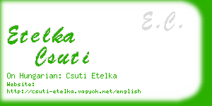 etelka csuti business card